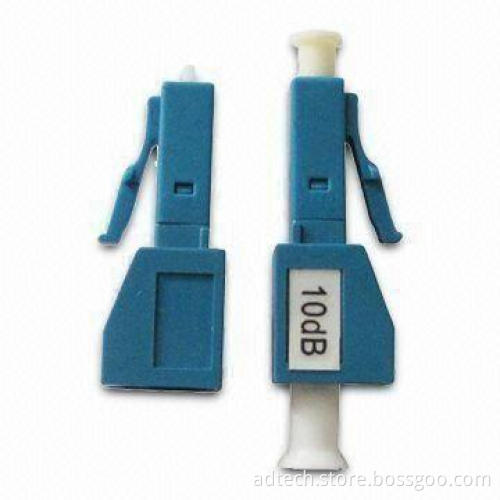 LC Male to Female Fiber-optic Attenuator with 10dB